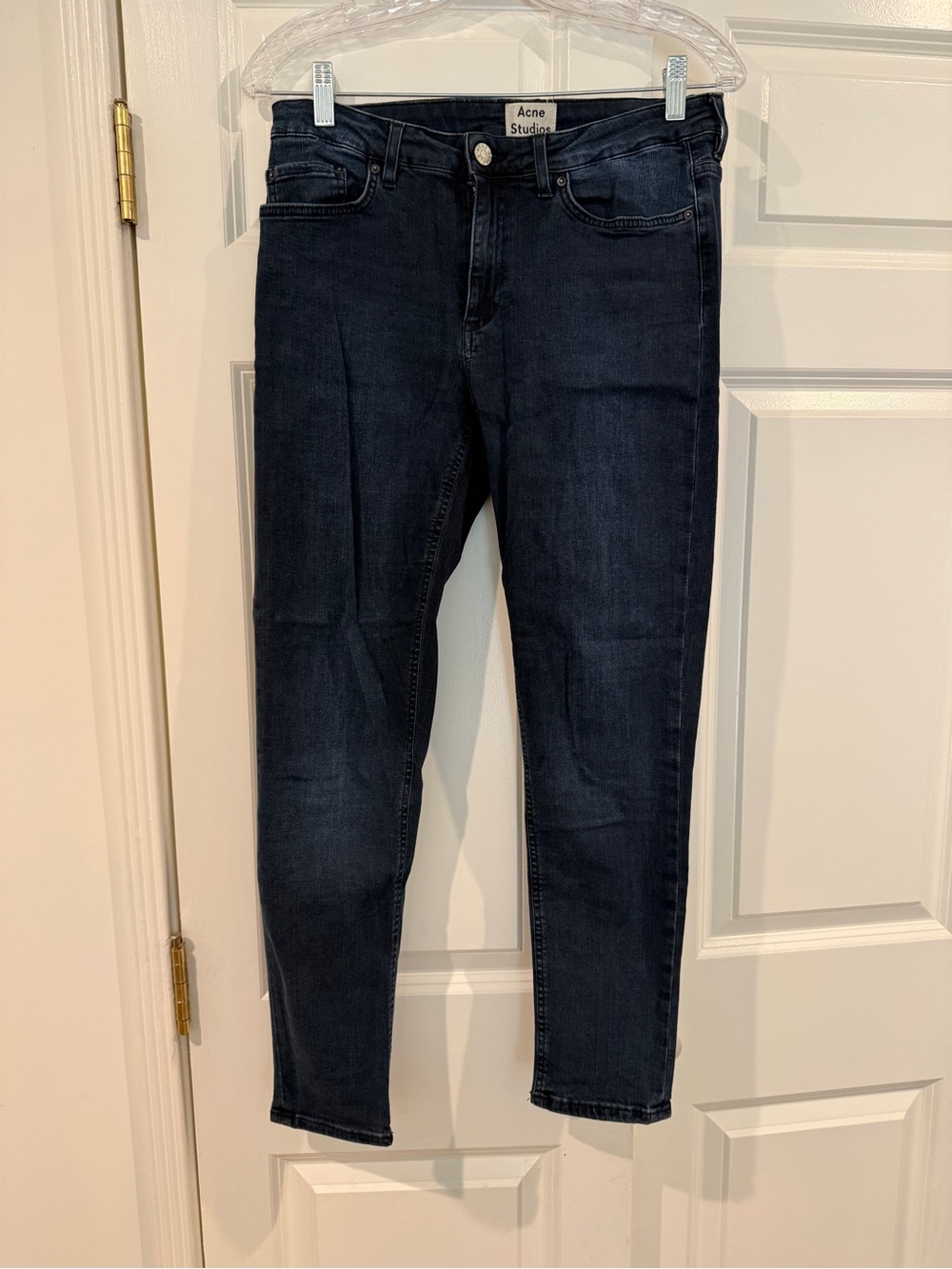 Acne Studioswomen’s Dark Blue Slim Jeans